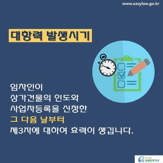 대항력 발생시기